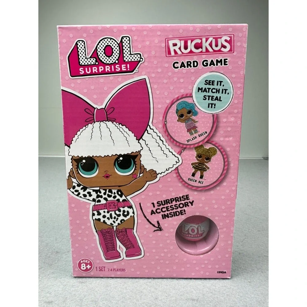 LOL Surprise Ruckus Card Game 2-4 players Ages 8 & up Accessory Inside‎ NEW MIP